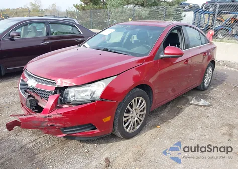 2012 Chevrolet Cruze Eco z USA, uszkodzony, nr VIN 1G1PJ5SC3C7288116